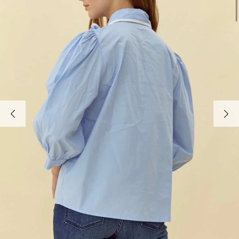 JODIFL Sky Blue Blouse - Picture 4 of 11